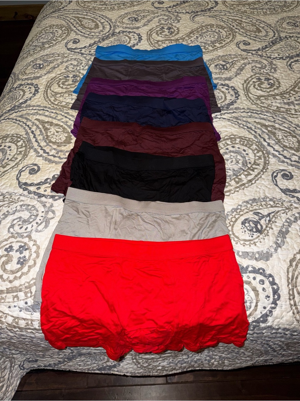 Women’s Panty Set - 8 pair of boy shorts- size xl
